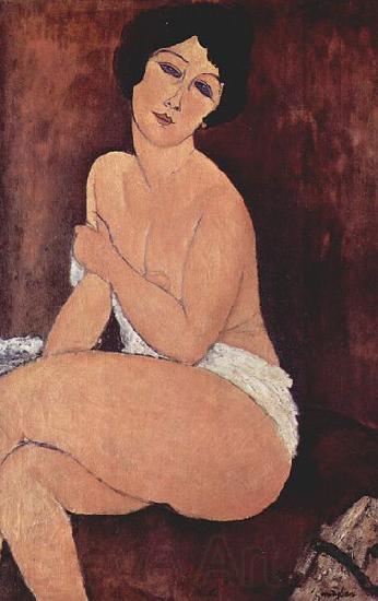 Amedeo Modigliani Sitzender Akt auf einem Sofa Norge oil painting art